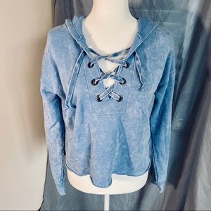 AMERICAN EAGLE Terry-Cloth Sweatshirt